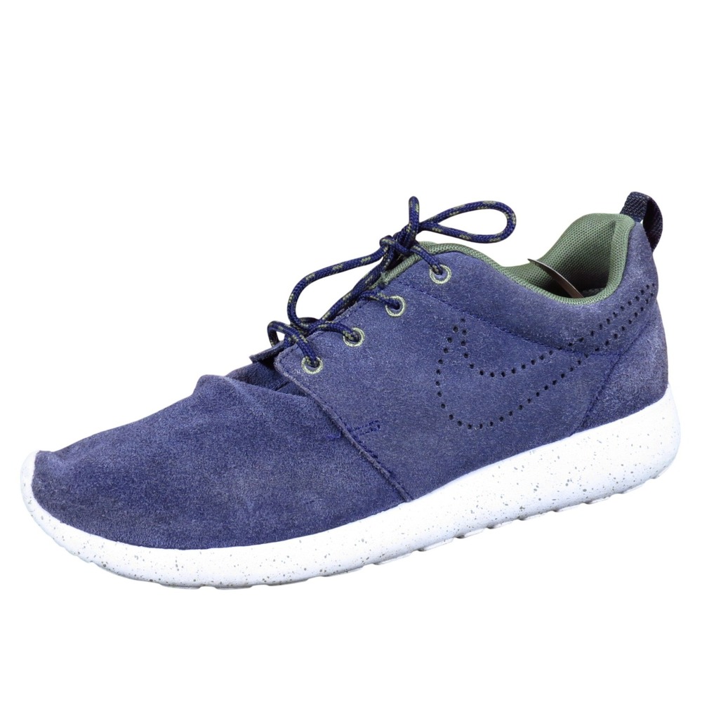 Nike Roshe Run Women Athletic Sneakers Size 9 Casual Walking Purple Suede